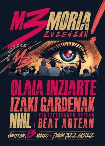 La Sala Jimmy Jazz acogerá “M3moria zuzenean” el próximo 13 de marzo